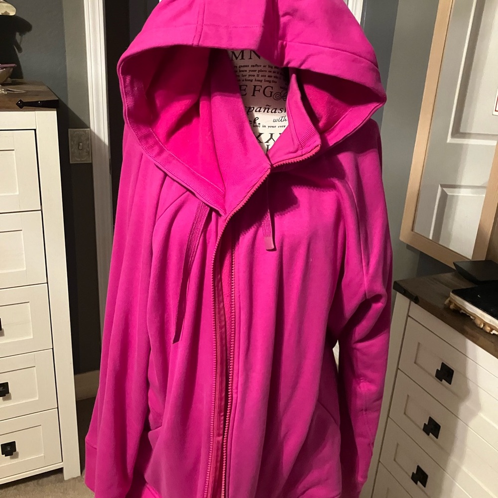 Athleta Vibrant Pink Hooded Jacket